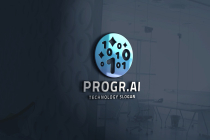 Abstract AI Programming Logo Screenshot 1