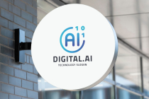 Abstract Digital AI Logo Screenshot 2
