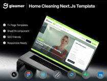 Gleamer Cleaning Nextjs Website Template Screenshot 4