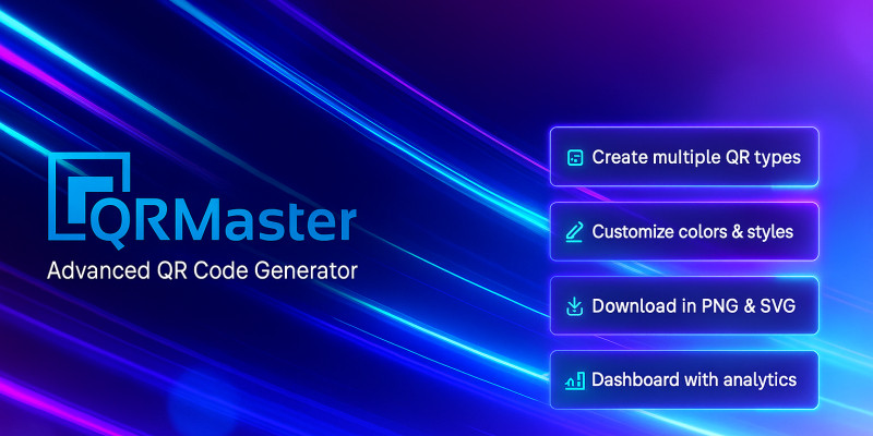 QRMaster - Advanced QR Code Generator Python