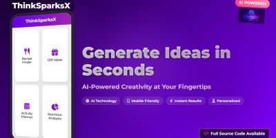 ThinkSparksX - AI-Powered Idea Generator Platform