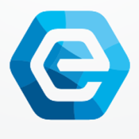 Letter E Hexagon Logo Design Vector v26