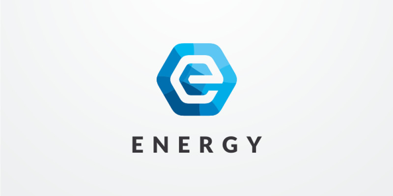 Letter E Hexagon Logo Design Vector v26