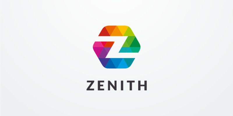 Letter Z Hexagon Colorful Logo Design Vector v12