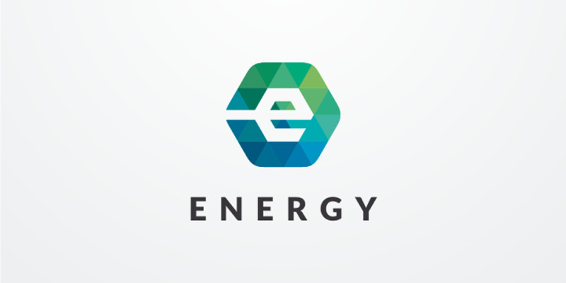 Letter E Hexagon Pixel Logo Design Vector v24