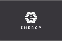 Letter E Hexagon Pixel Logo Design Vector v24 Screenshot 2