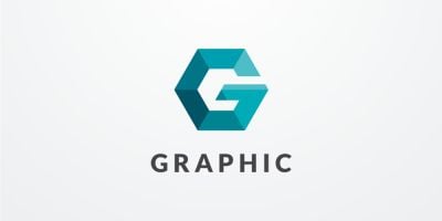 Letter G Hexagon Geometric Logo Design Vector v24