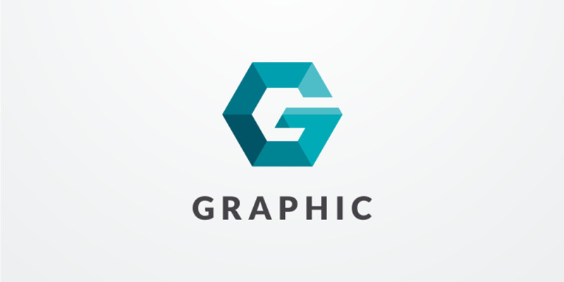 Letter G Hexagon Geometric Logo Design Vector v24