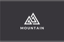 Mountain Geometric Logo Design Vector v04 Screenshot 2