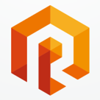 Letter R Hexagon Geometric Logo Design Vector v11