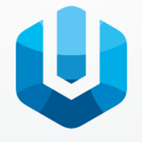Letter U Hexagon Logo Design Vector v10