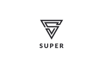 Super Letter S Triangle Logo Design Vector Screenshot 3