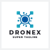 Abstract Drone Technology Pro Logo