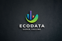 Abstract Eco Data Logo Screenshot 1