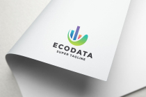 Abstract Eco Data Logo Screenshot 2