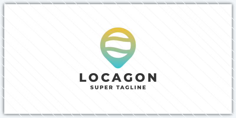 Location and Map Pin Logo