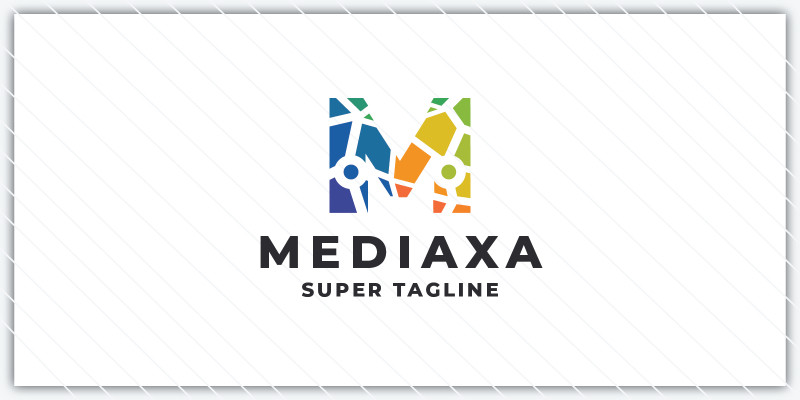 Digital Media Letter M Logo