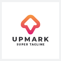 Up Arrow and Modern Logo