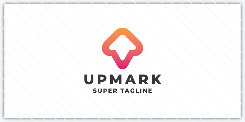 Up Arrow and Modern Logo