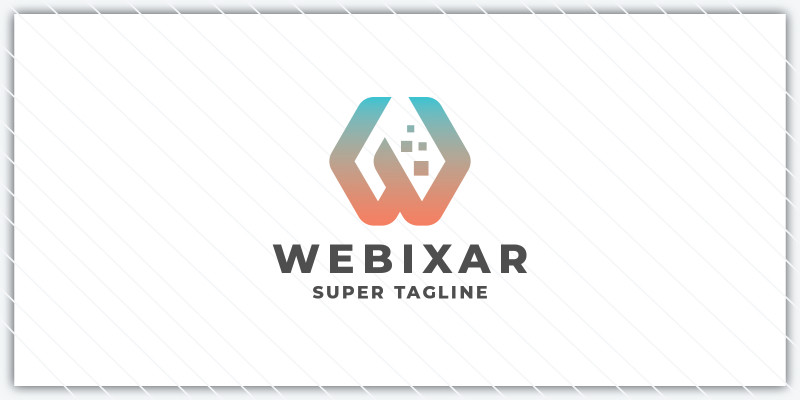 Web and Digital Letter W Logo