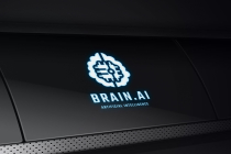 Artificial Intelligence Brain Logo Screenshot 2