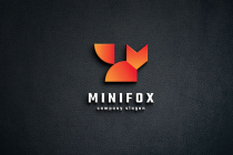 Abstract Geometric Fox Logo Screenshot 1