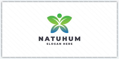 Human and Nature Logo
