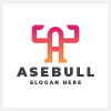 Bull and Letter A Logo