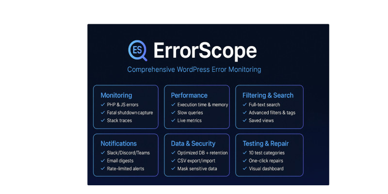 ErrorScope - WordPress Error Monitoring