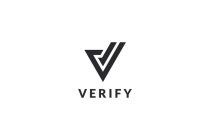 Verify Letter V Logo Design Vector Screenshot 3