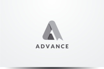 Advance Letter A Logo Design Vector v03 Screenshot 3