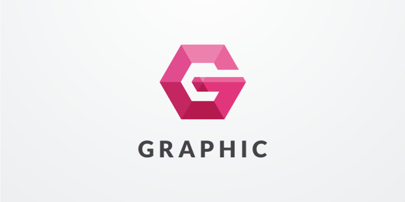 Letter G Hexagon Geometric Logo Design Vector v.23