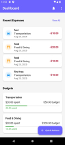 Finance App - Flutter Application Screenshot 2