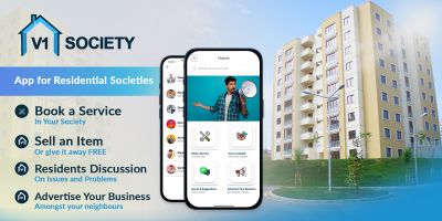 Residential Society Management App UI UX Theme