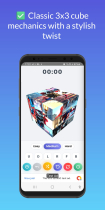 Picture Puzzle Cube Game – Android Source Code Screenshot 2