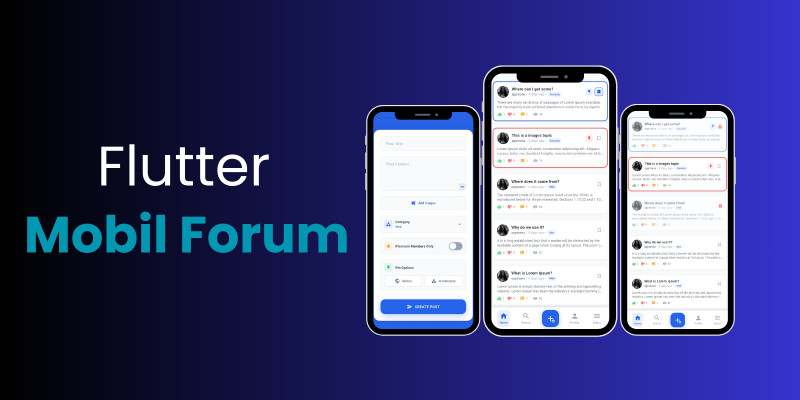 Flutter Forum App - Complete Community Platform