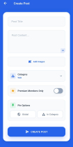 Flutter Forum App - Complete Community Platform Screenshot 2