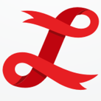 Lovely Letter L Ribbon Logo Design Vector