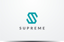Supreme Letter S Geometric Logo Design Vector v04 Screenshot 1