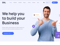 SNL Pro NextJs Tailwind Website Template Screenshot 5