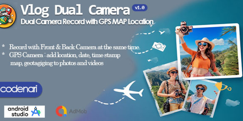 Dual Camera with GPS Tag