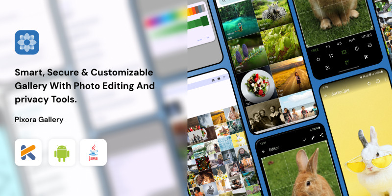 Pixora Gallery - Android Studio Kotlin Project