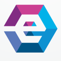 Letter E Hexagon Geomeric Logo Design Vector v38