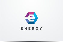 Letter E Hexagon Geomeric Logo Design Vector v38 Screenshot 1