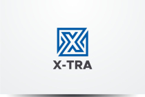 Xtra Letter X Square Logo Design Vector v02 Screenshot 1