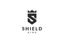 Shield King Letter S Crown Logo Design Vector Screenshot 3