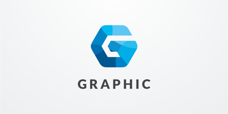 Letter G Hexagon Logo Design Vector v31