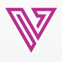 Vision Letter V Triangle Logo Design Vector v03