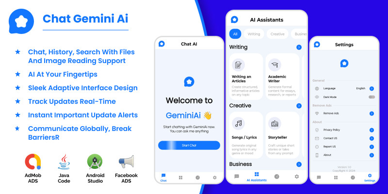 ChatAi Gemini - Android App Source Code