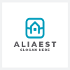 Letter A Real Estate Logo